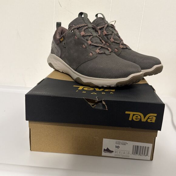 Brand New Teva Canyonview RP Women's  10 Waterproof Hiking Shoes Gray/pink Soft - Picture 10 of 11